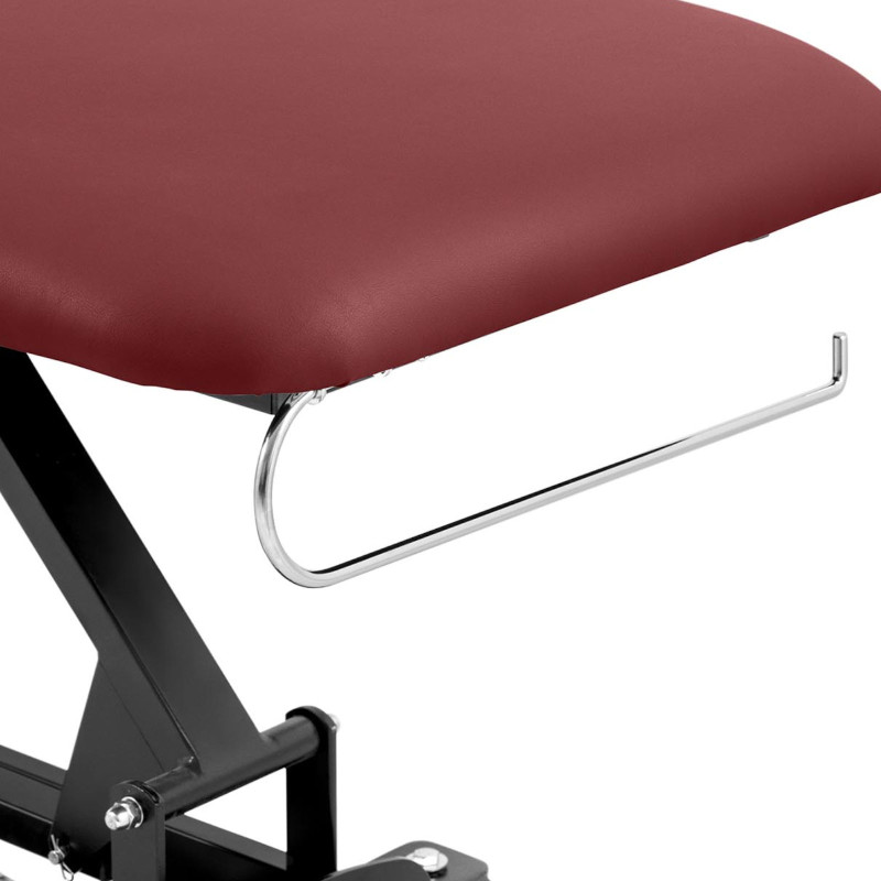 Elektrinė masažo stalo lova su 3 varikliais 250 kg NANTES - bordo