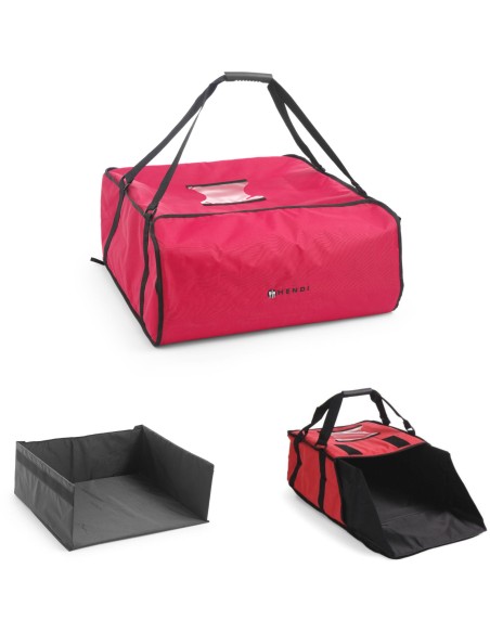 Termo maišelis PICZA transportavimui 2 dėžėms 600x600mm - HENDI 709863