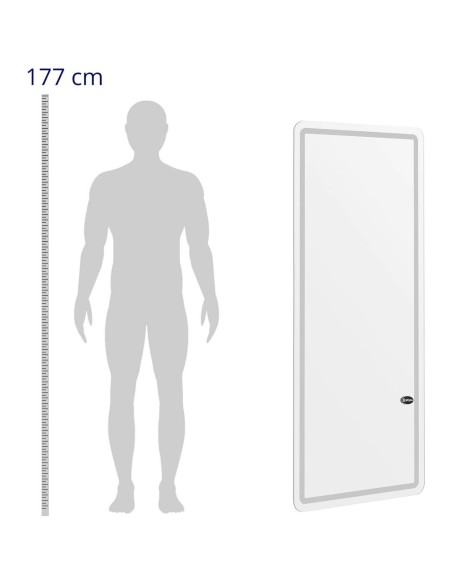 Stačiakampė LED kirpyklų konsolė 170 x 70 x 3 cm Stačiakampė LED kirpyklų konsolė 170 x 70 x 3 cm