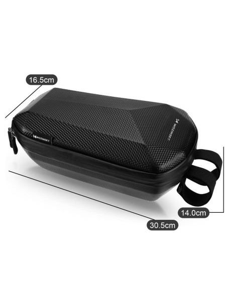 Vandeniui atsparus paspirtuko rankenos krepšys Motorolerio krepšys 4 L juodas