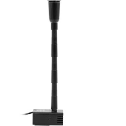 Saulės tvenkinio fontanas su apšvietimu ir nuotolinio valdymo pulteliu 600 l/h 1,4 m 7 W