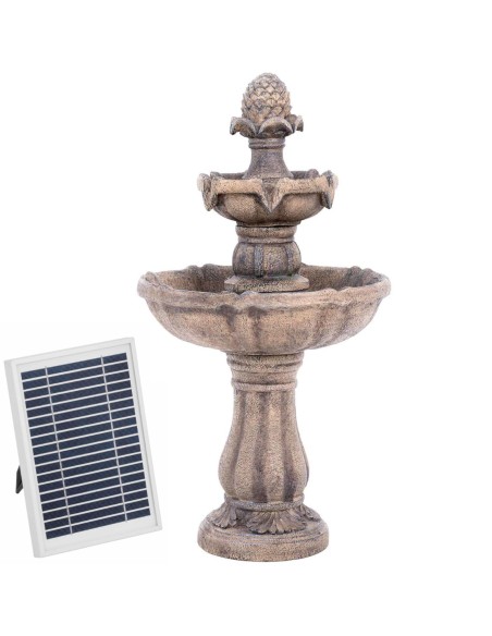 3 lygių saulės sodo kaskadinis fontanas 44 x 44 x 82 cm 3 W