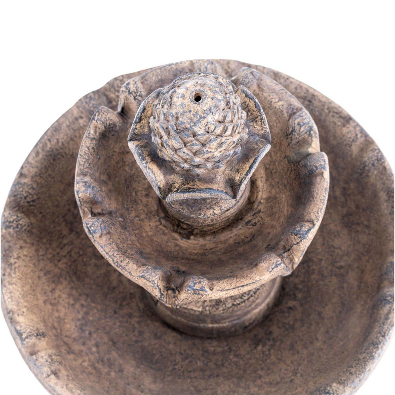 3 lygių saulės sodo kaskadinis fontanas 44 x 44 x 82 cm 3 W