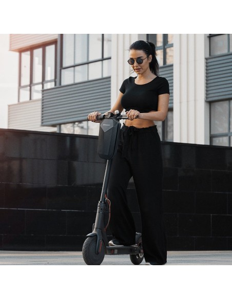 Vandeniui atsparus paspirtuko rankenos krepšys Motorolerio krepšys 4 L juodas