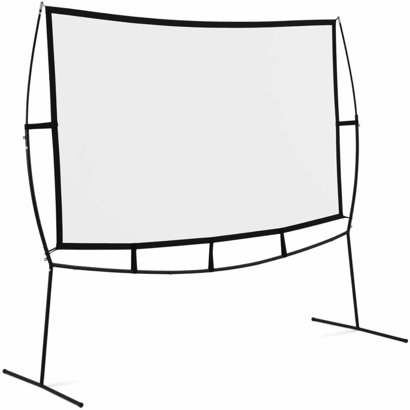 Nešiojamas grindų projekcinis ekranas 100 colių 221,4 x 124,5 cm 16:9