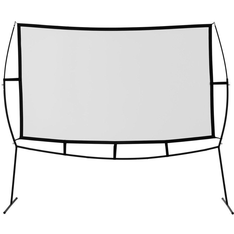 Nešiojamas grindų projekcinis ekranas 100 colių 221,4 x 124,5 cm 16:9