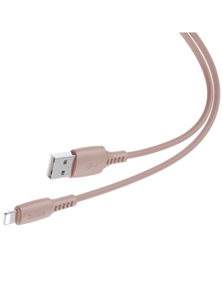 Kabelis USB laidas Iphone Lightning 2.4A 1.2m rožinis Kabelis USB laidas Iphone Lightning 2.4A 1.2m rožinis