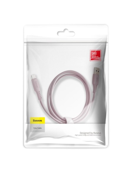 Kabelis USB laidas Iphone Lightning 2.4A 1.2m rožinis Kabelis USB laidas Iphone Lightning 2.4A 1.2m rožinis