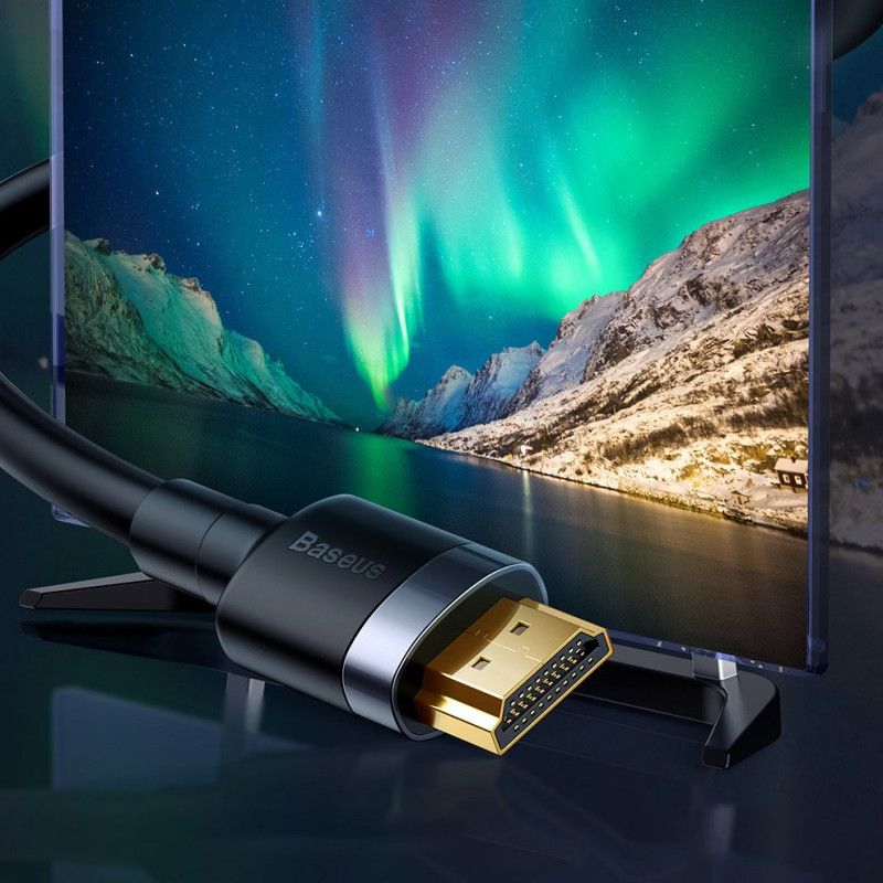 Kabelis HDMI 2.0 4K 60 Hz 3D 18 Gbps 2 m juodas
