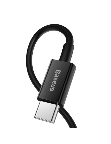 Puikus kabelis USB-C laidas iPhone Lightning greitam įkrovimui 20W 1m juodas Puikus kabelis USB-C laidas iPhone Lightning greitam įkrovimui 20W 1m juodas