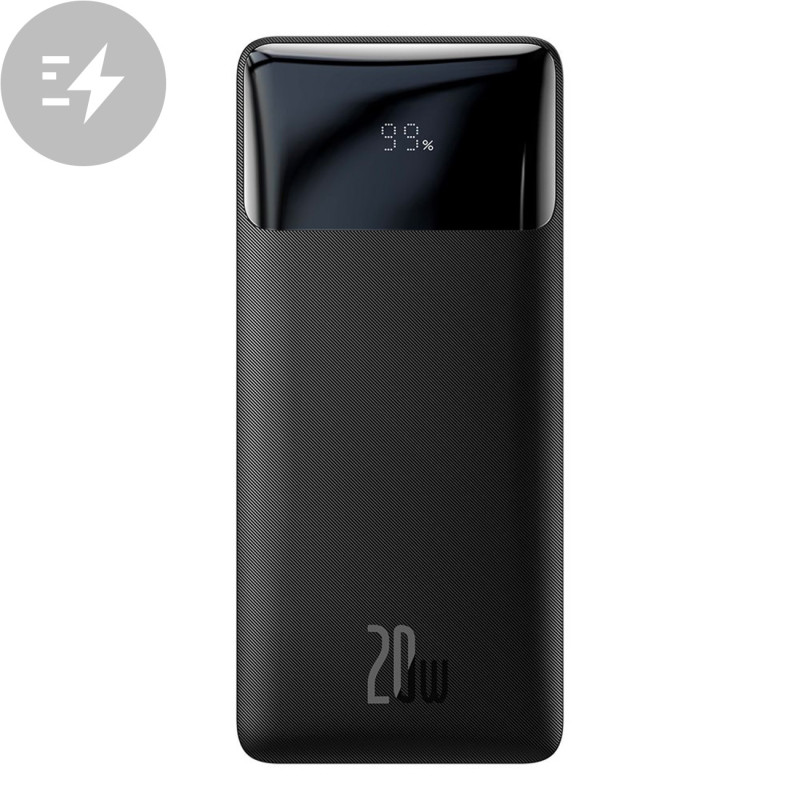 Powerbank 30000mAh 2xUSB USB-C microUSB 20W Quick Charge AFC FCP juoda