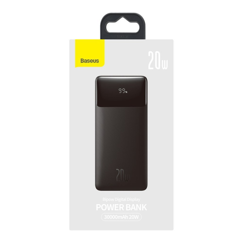 Powerbank 30000mAh 2xUSB USB-C microUSB 20W Quick Charge AFC FCP juoda