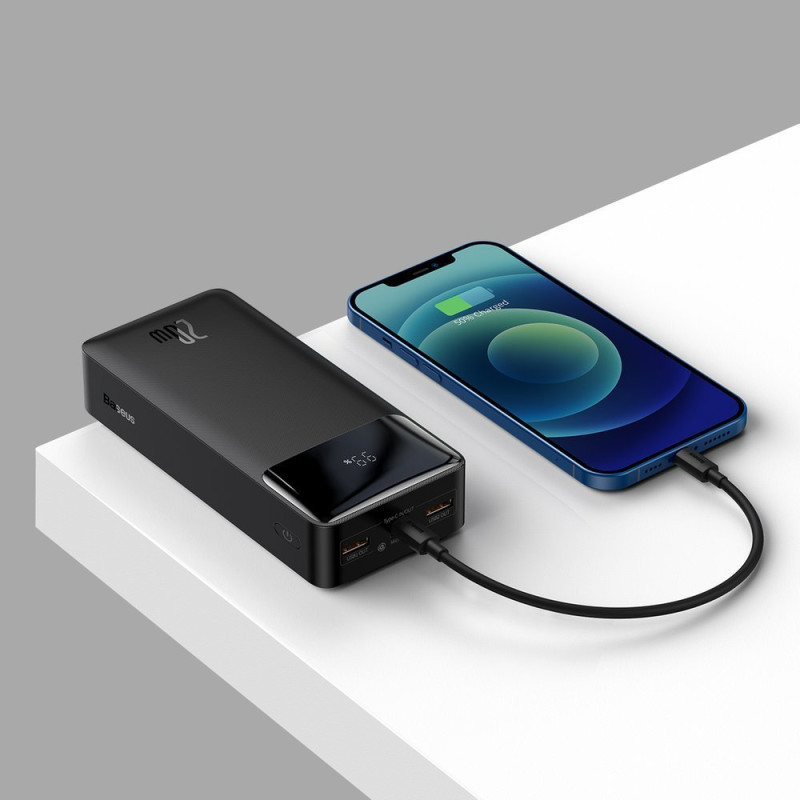 Powerbank 30000mAh 2xUSB USB-C microUSB 20W Quick Charge AFC FCP juoda