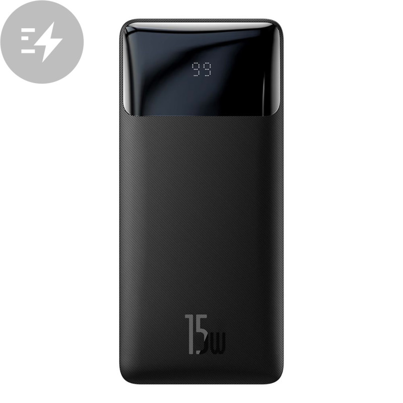 Powerbank 30000mAh 2xUSB USB-C microUSB 15W Quick Charge AFC FCP juoda
