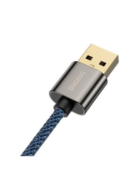 Legendinis kampuotas USB laidas žaidėjams USB-C 66W 2m mėlynas Legendinis kampuotas USB laidas žaidėjams USB-C 66W 2m mėlynas