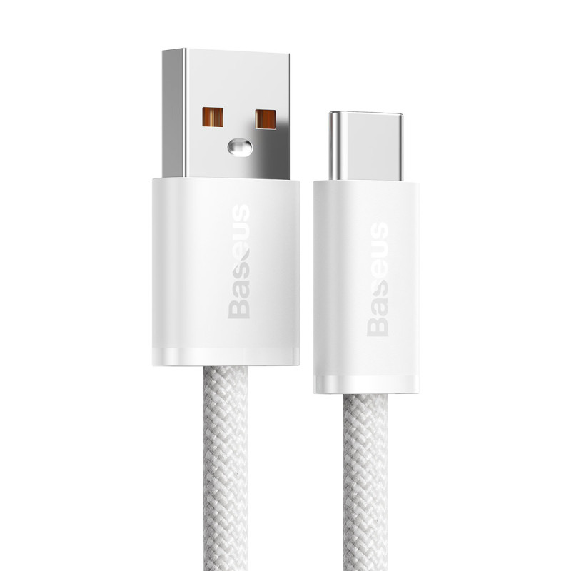 Dynamic Series USB kabelis USB-C 100W 1m baltas