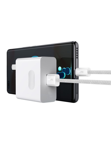 Dynamic Series USB kabelis USB-C 100W 1m baltas Dynamic Series USB kabelis USB-C 100W 1m baltas