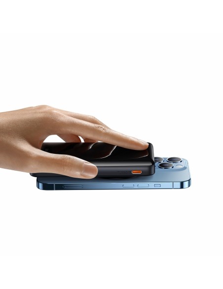 Maitinimo bankas su belaidžiu įkrovimu MagSafe 10000mAh 20W tamsiai mėlyna + USB-C laidas 0,5m