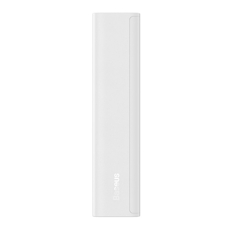 Adaman2 maitinimo blokas su skaitmeniniu ekranu 10000mAh 2xUSB 1xUSB-C greitas įkrovimas baltas