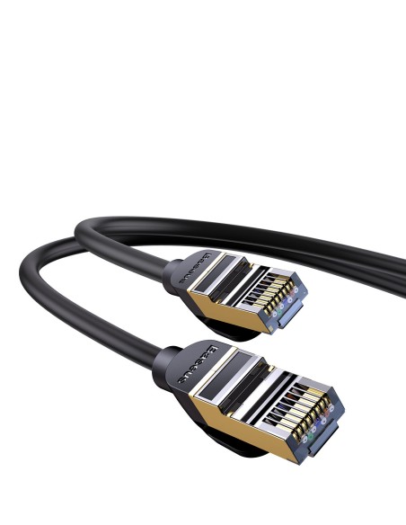 Septynių spartų greitas tinklo kabelis RJ45 Cat 7 10Gbps 1,5m juodas Septynių spartų greitas tinklo kabelis RJ45 Cat 7 10Gbps 1,5m juodas