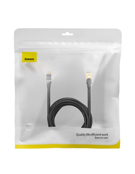Speed Seven RJ45 tinklo kabelis Cat 7 10Gbps 10m juodas Speed Seven RJ45 tinklo kabelis Cat 7 10Gbps 10m juodas