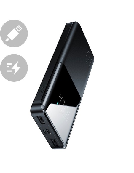 Maitinimo blokas 15W 10000mAh PD QC3.0 AFC juodas