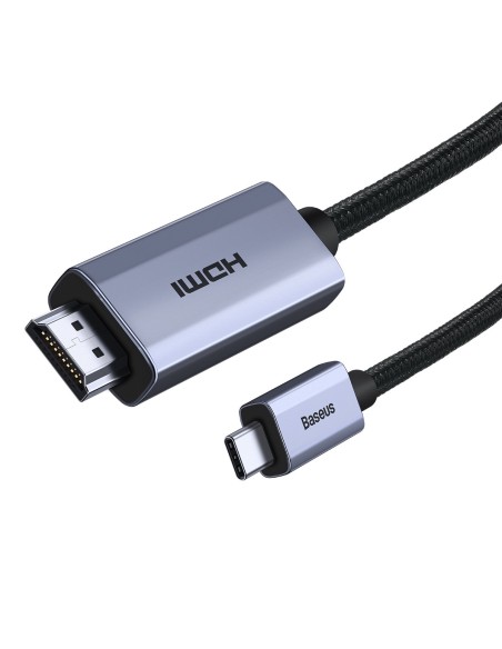 Didelės raiškos serijos adapterio laidas USB-C HDMI 2.0 4K 60Hz 1 m juodas Didelės raiškos serijos adapterio laidas USB-C HDMI 2.0 4K 60Hz 1 m juodas