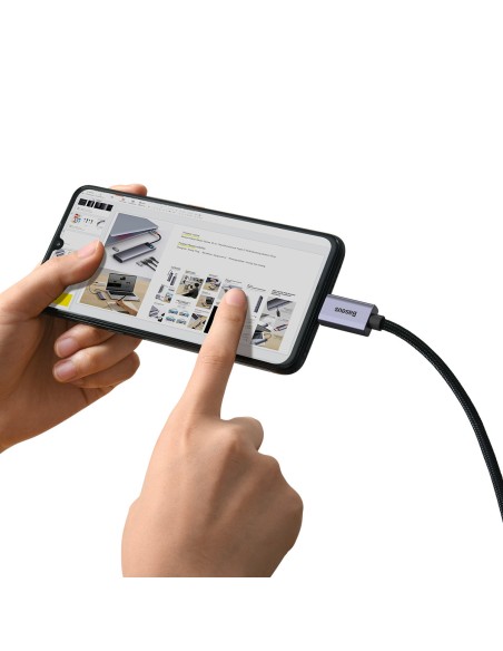Didelės raiškos serijos adapterio laidas USB-C HDMI 2.0 4K 60Hz 1 m juodas Didelės raiškos serijos adapterio laidas USB-C HDMI 2.0 4K 60Hz 1 m juodas