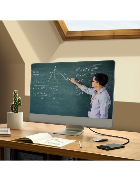Didelės raiškos serijos adapterio laidas USB-C HDMI 2.0 4K 60Hz 1 m juodas Didelės raiškos serijos adapterio laidas USB-C HDMI 2.0 4K 60Hz 1 m juodas
