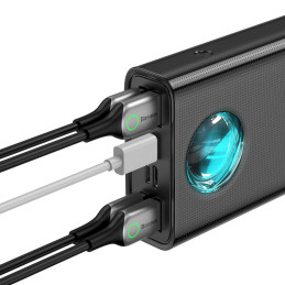 Amblight maitinimo blokas 65W 30000mAh Overseas Edition juodas