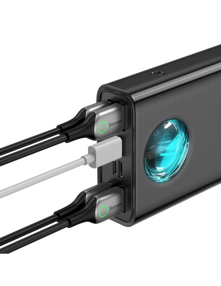 Amblight maitinimo blokas 65W 30000mAh Overseas Edition juodas