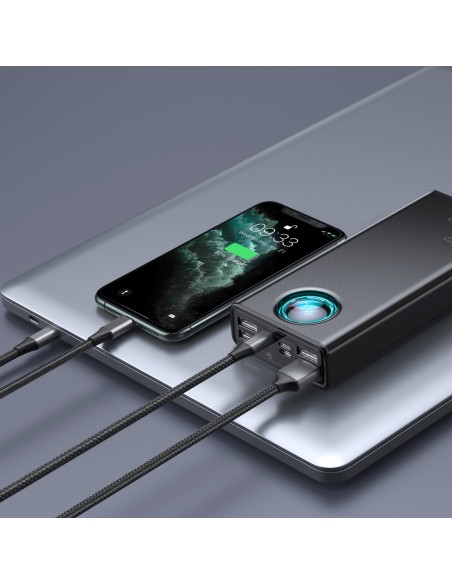 Amblight maitinimo blokas 65W 30000mAh Overseas Edition juodas