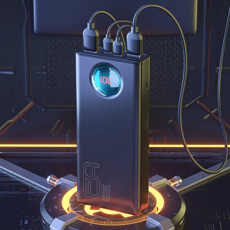 Amblight maitinimo blokas 65W 30000mAh Overseas Edition juodas