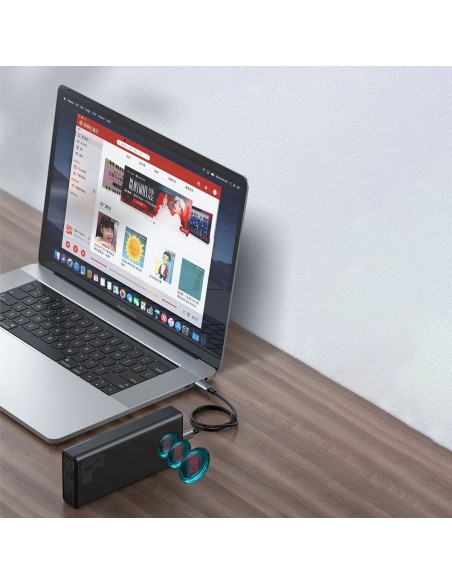 Amblight maitinimo blokas 65W 30000mAh Overseas Edition juodas