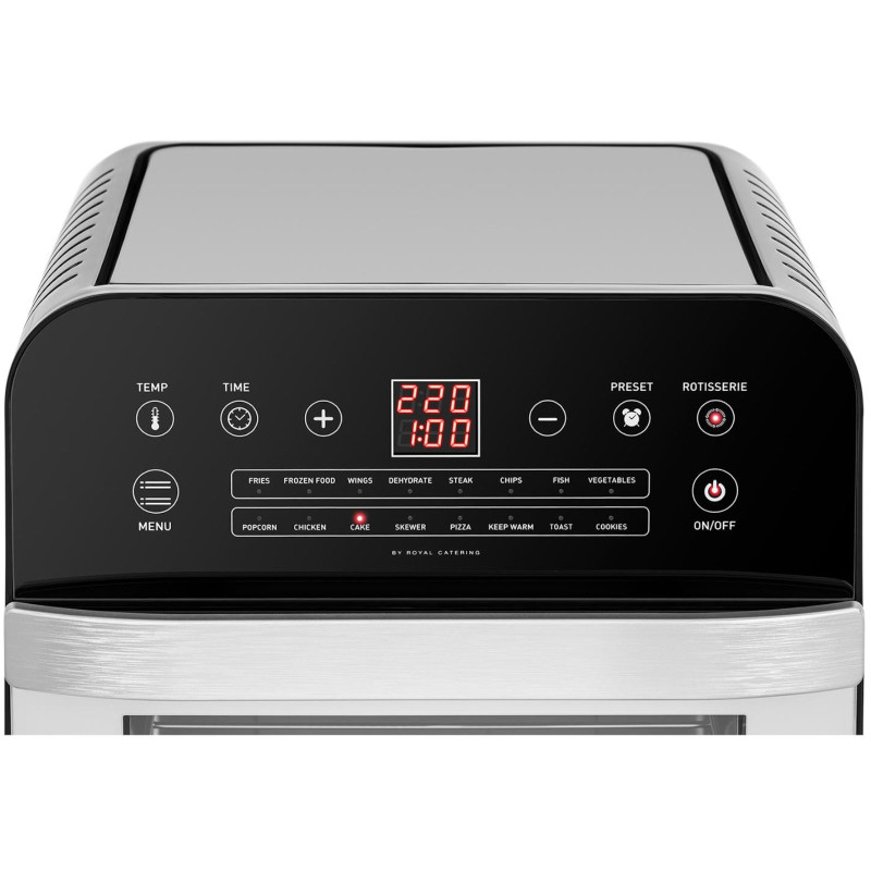 Orkaitės daugiafunkcinė viryklė su iešmais 13 programų 1,6kW 12L