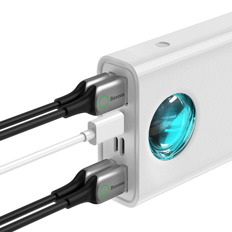Amblight maitinimo blokas 65W 30000mAh Overseas Edition baltas