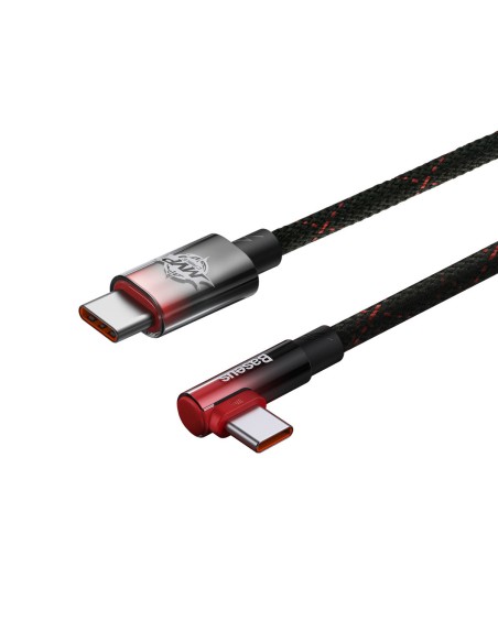 MVP alkūninis kabelis Maitinimo laidas su šoniniu USB-C kištuku 1 m raudonas MVP alkūninis kabelis Maitinimo laidas su šoniniu USB-C kištuku 1 m raudonas