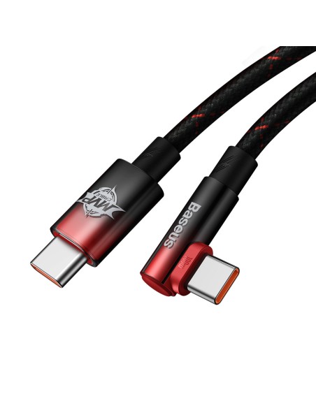 MVP alkūninis kabelis Maitinimo laidas su šoniniu USB-C kištuku 1 m raudonas MVP alkūninis kabelis Maitinimo laidas su šoniniu USB-C kištuku 1 m raudonas
