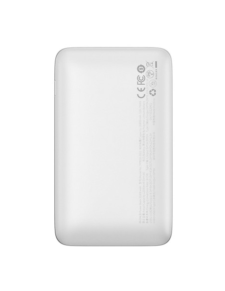 Powerbank Bipow Pro 20000mAh 22,5W su USB-C laidu 0,3m baltas