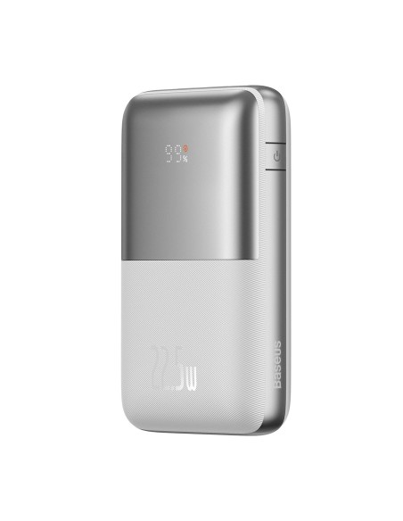 Powerbank Bipow Pro 20000mAh 22,5W su USB-C laidu 0,3m baltas