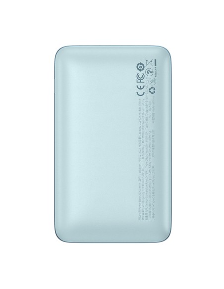 Powerbank Bipow Pro 20000mAh 22,5W su USB-C laidu 0,3m mėlynas Powerbank Bipow Pro 20000mAh 22,5W su USB-C laidu 0,3m mėlynas
