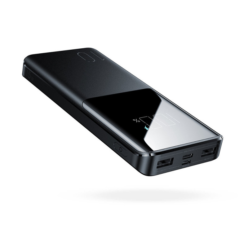 Maitinimo blokas 15W 10000mAh PD QC3.0 AFC juodas