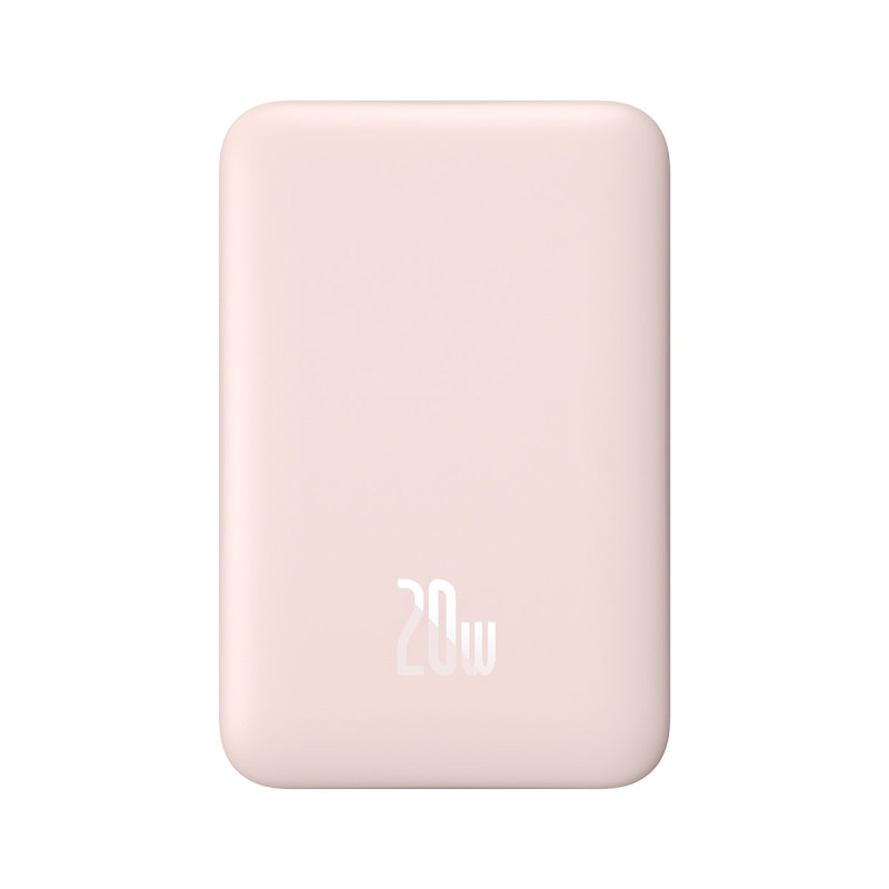 Mini maitinimo blokas su greito įkrovimo 10 000 mAh 20 W USB-C laidu, 0,5 m baltas