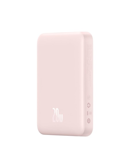 Mini maitinimo blokas su greito įkrovimo 10 000 mAh 20 W USB-C laidu, 0,5 m baltas