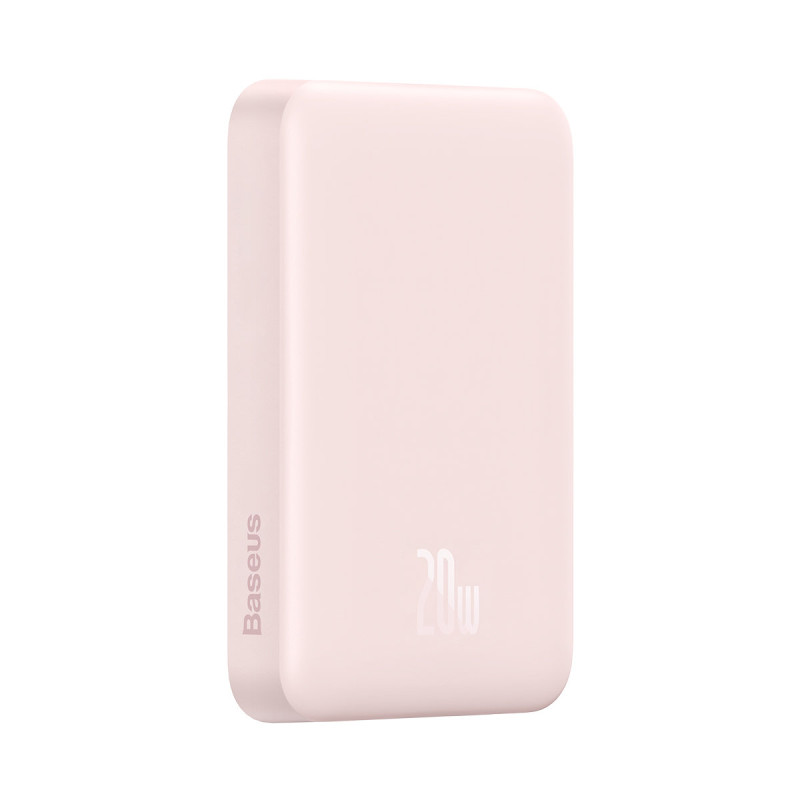 Mini maitinimo blokas su greito įkrovimo 10 000 mAh 20 W USB-C laidu, 0,5 m baltas
