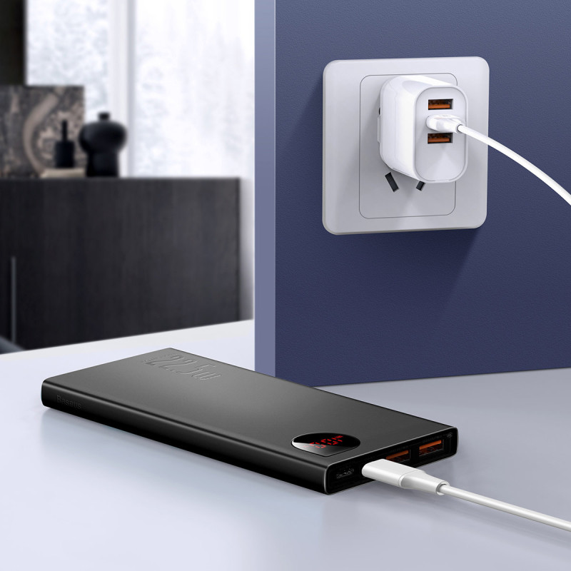 Adaman Metal Powerbank su greitu įkrovimu 10000mAh 22.5W