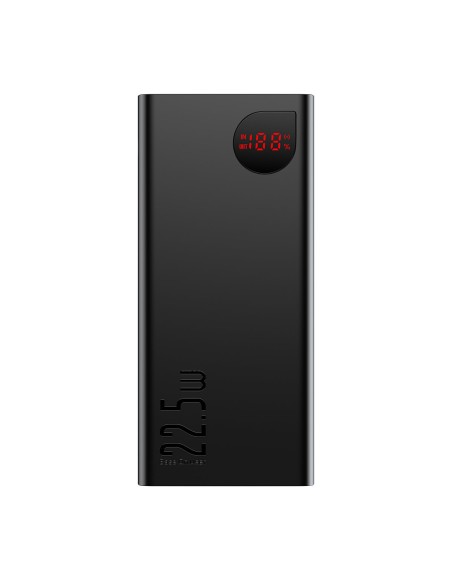 Adaman greito įkrovimo maitinimo blokas 20000mAh 22,5W USB-C laidas 0,3m juodas Adaman greito įkrovimo maitinimo blokas 20000mAh 22,5W USB-C laidas 0,3m juodas