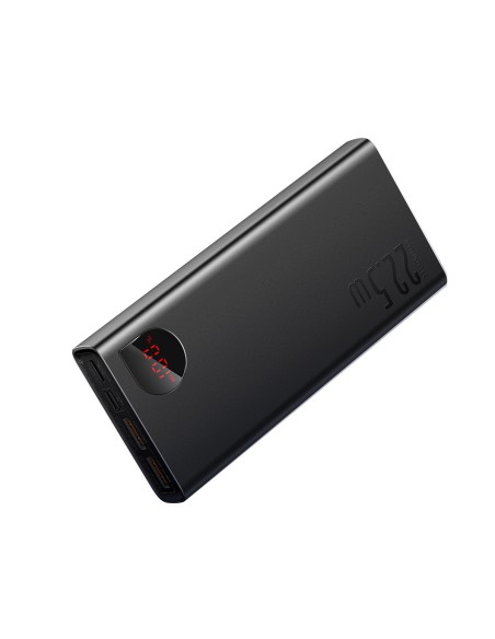 Adaman greito įkrovimo maitinimo blokas 20000mAh 22,5W USB-C laidas 0,3m juodas Adaman greito įkrovimo maitinimo blokas 20000mAh 22,5W USB-C laidas 0,3m juodas