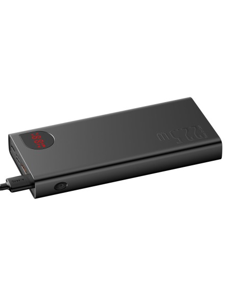 Adaman greito įkrovimo maitinimo blokas 20000mAh 22,5W USB-C laidas 0,3m juodas Adaman greito įkrovimo maitinimo blokas 20000mAh 22,5W USB-C laidas 0,3m juodas