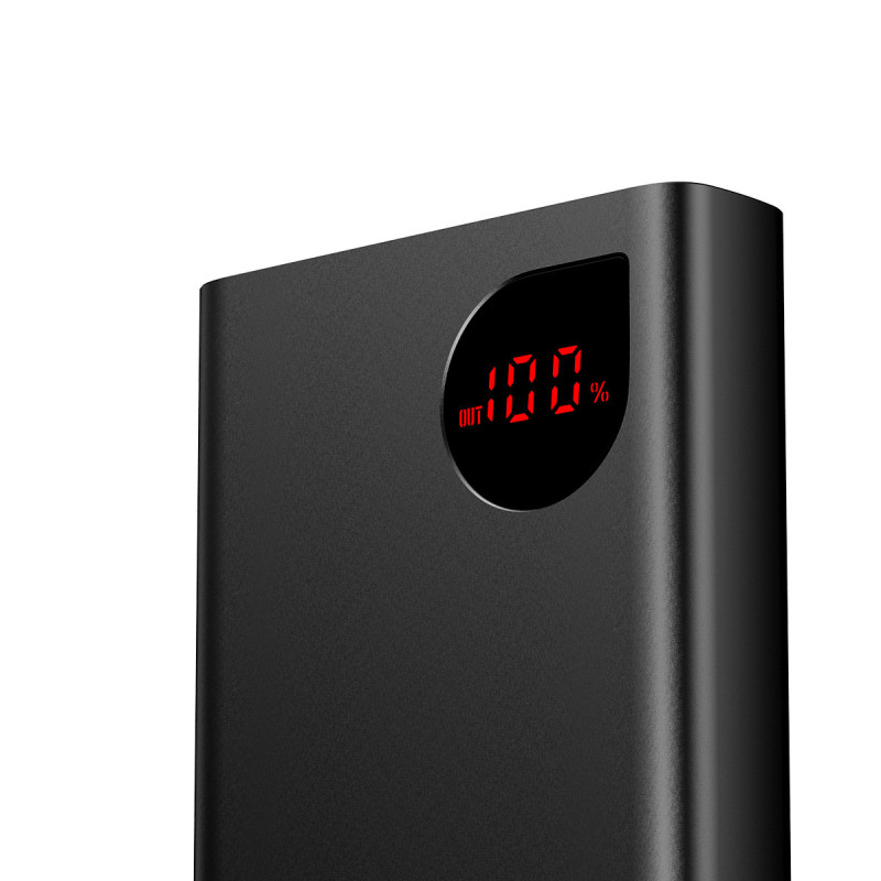 Adaman greito įkrovimo maitinimo blokas 20000mAh 22,5W USB-C laidas 0,3m juodas